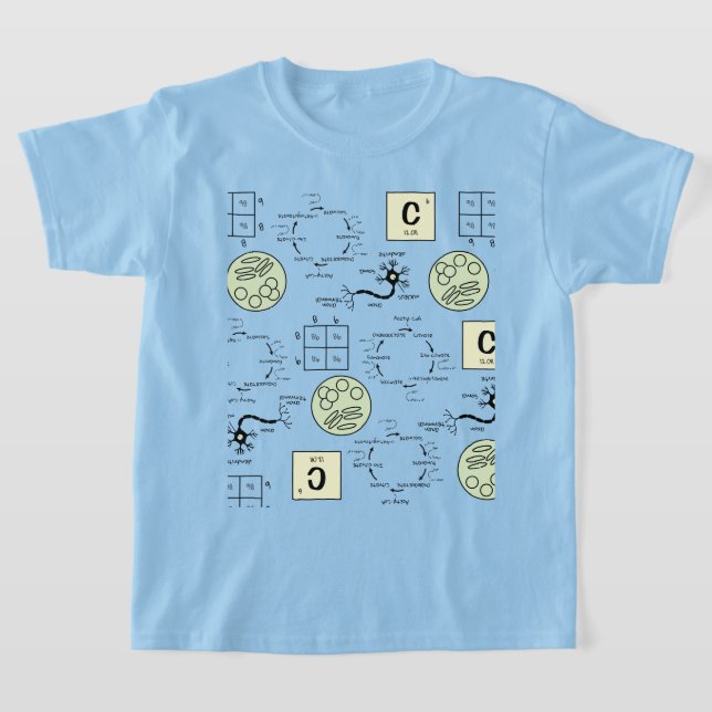 Camiseta Genética de células estudiantiles de ciencias de l (Distribución)