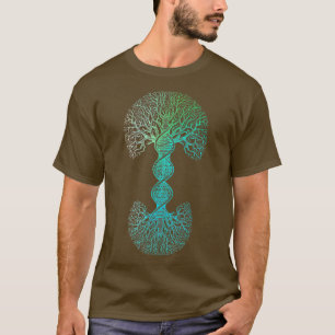 Camiseta Genética de la ciencia del ADN del árbol de la vid