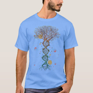 Camiseta Genética de la ciencia del entorno de la biología 