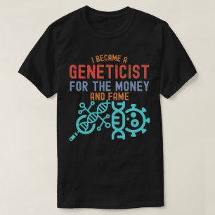 Camiseta Genética, genetista principal
