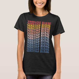 Camiseta Genetics Nurse Groovy Retro