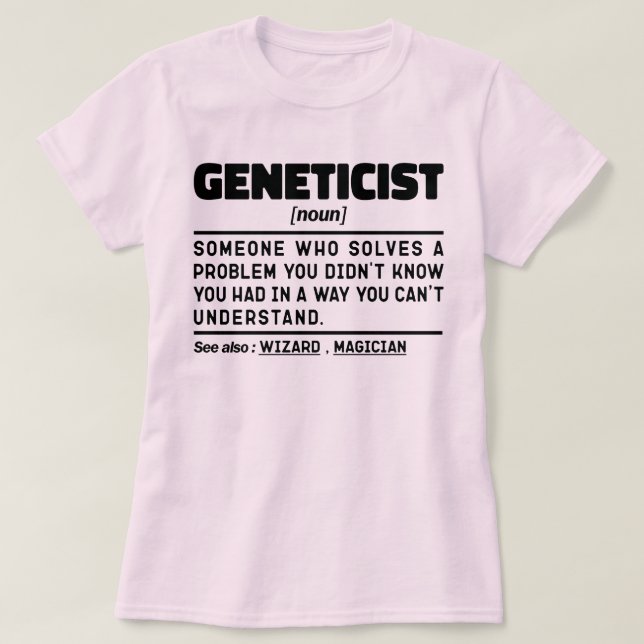 Camiseta Genetista Nun Genetics Aprecia Graciosa (Diseño del anverso)