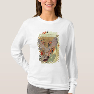 Camiseta Genghis Khan (c.1162-1227) que lucha a los chinos