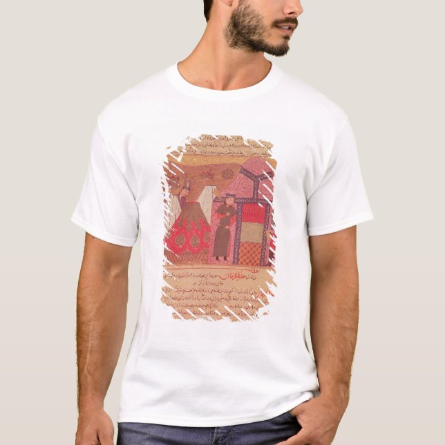 Camiseta Genghis Khan fuera de su tienda (Anverso)