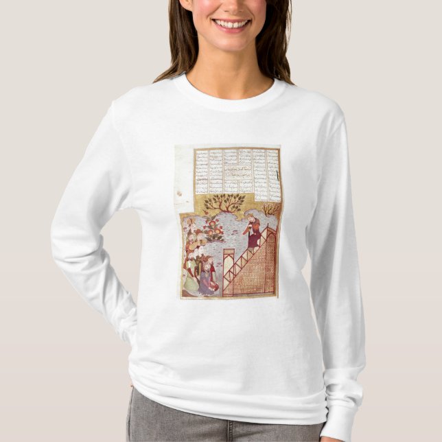 Camiseta Genghis Khan que se dirige a una congregación (Anverso)