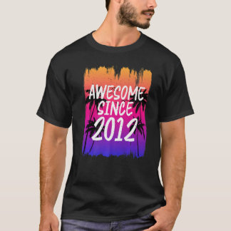 Camiseta Genial Antiguo Desde 2012 Retro