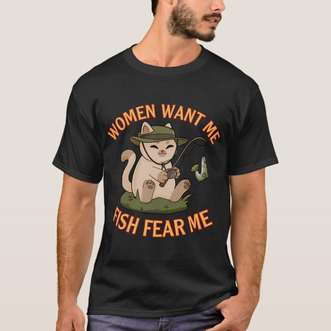 Camiseta genial con dos peces (Anverso)