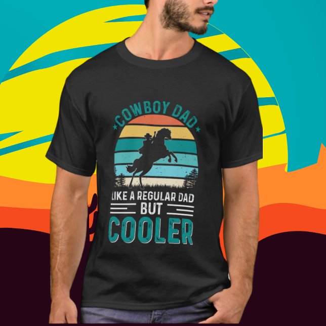 Camiseta genial cowboy Papá palabra arte (Subido por el creador)