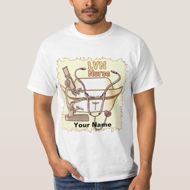 Camiseta genial de enfermera LVN (Anverso)