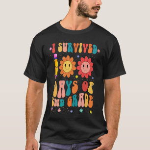 Camiseta Genial Divertido 100 Días Profesor Estudiante Feli