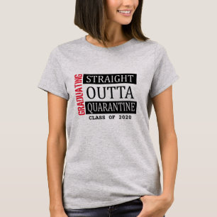 Camiseta genial graduación fuera de cuarentena divertida gr