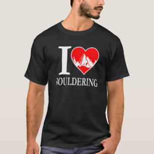 Camiseta Genial me encanta el montañismo rocoso de Boulderi