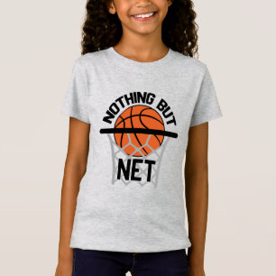 Camiseta genial palabra deportiva de baloncesto arte T-Shir