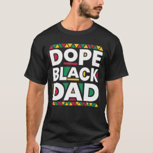 Camiseta Genial Papá Negro Día del Padre Afroamericano