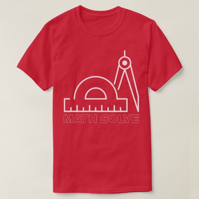 Camiseta genial para profesores de matemáticas (Diseño del anverso)
