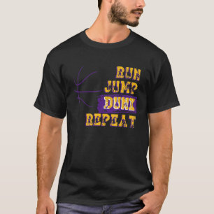 Camiseta genial vintage run salto dunk repetición calle bas