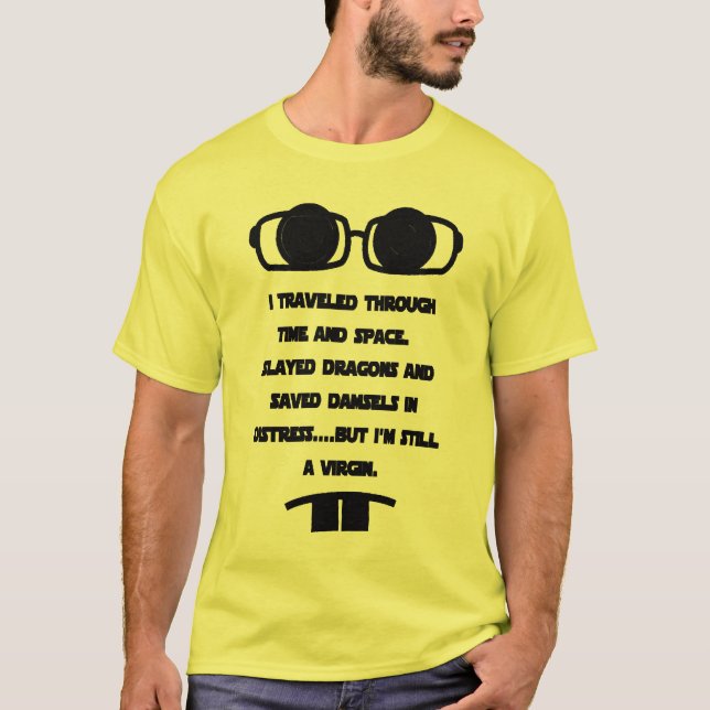 Camiseta genial y divertida de geek (Anverso)