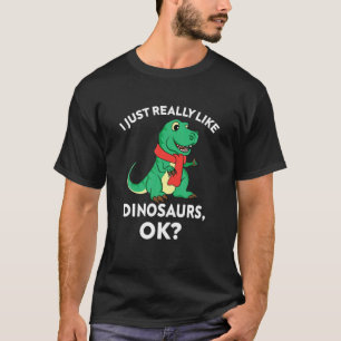 Camiseta genial y divertido regalo de Dinos me gustan mucho