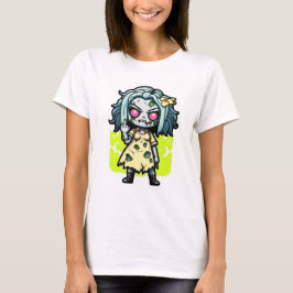 Camiseta genial ZOMBIE CHICA halloween brat disfraz fácil