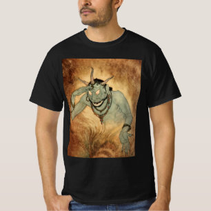 Camiseta Genie de Las mil y una noches de Edmund Dulac