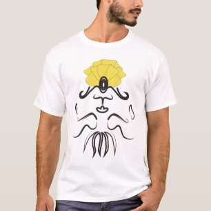 Camiseta Genie Petal Gorra Line Art T-Shirt