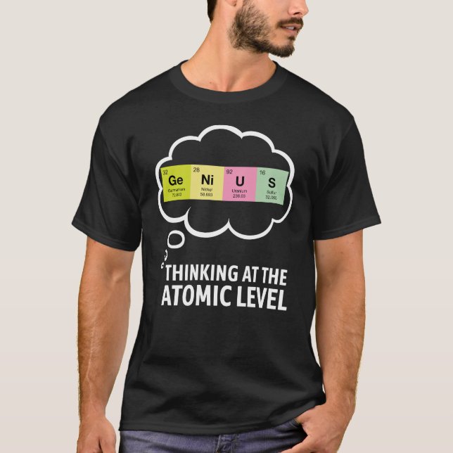 Camiseta Genio atómico (Anverso)