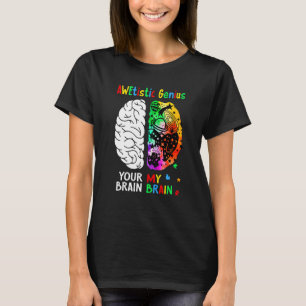 Camiseta Genio Awetístico Mes de Concientización sobre el A
