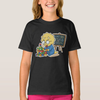Camiseta Genio bebé científico de dinosaurios Matemáticas P