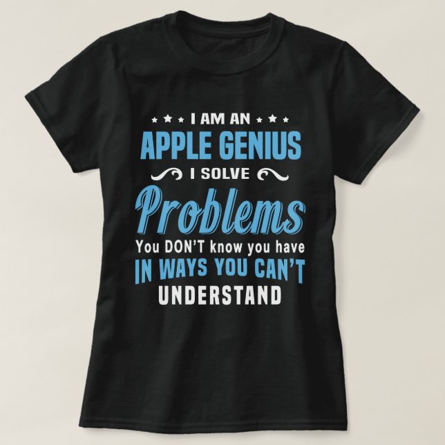 Camiseta Genio de Apple (Diseño del anverso)