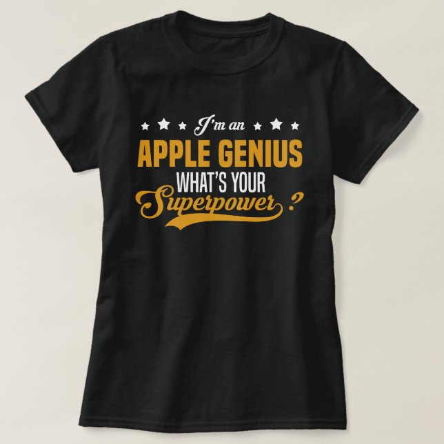 Camiseta Genio de Apple (Diseño del anverso)