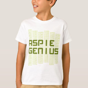 Camiseta Genio de Aspie - ordenadores