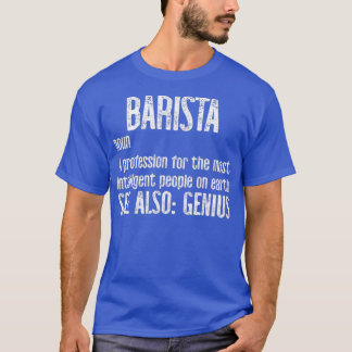 Camiseta Genio de definición de Barista