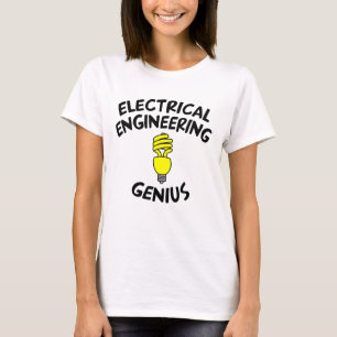 Camiseta Genio de ingeniería eléctrica
