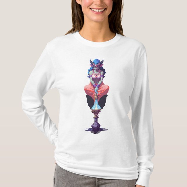 Camiseta Genio de la lámpara infernal (Anverso)