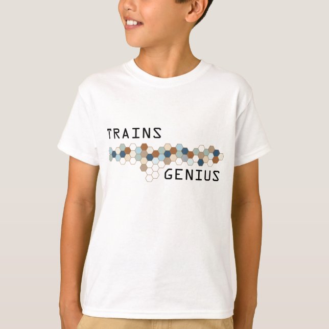 Camiseta Genio de los trenes (Anverso)