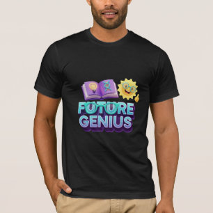 Camiseta Genio del Futuro Ciencia y Aprendizaje en 3D