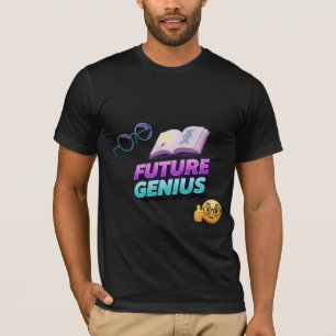 Camiseta Genio del Futuro Diseño de Ciencia y Aprendizaje e