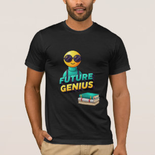 Camiseta Genio del Futuro - Emoji de Estudiante Inteligente