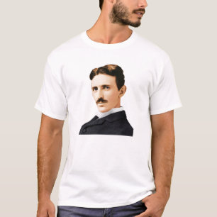 Camiseta Genio eléctrico de Nikola Tesla