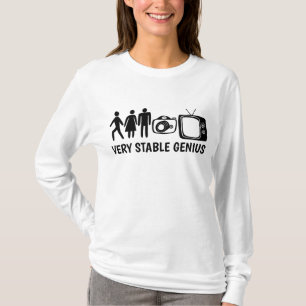 Camiseta GENIO ESTABLE MUJER HOMBRE Cámara TV