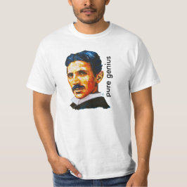 Camiseta Genio puro de Tesla