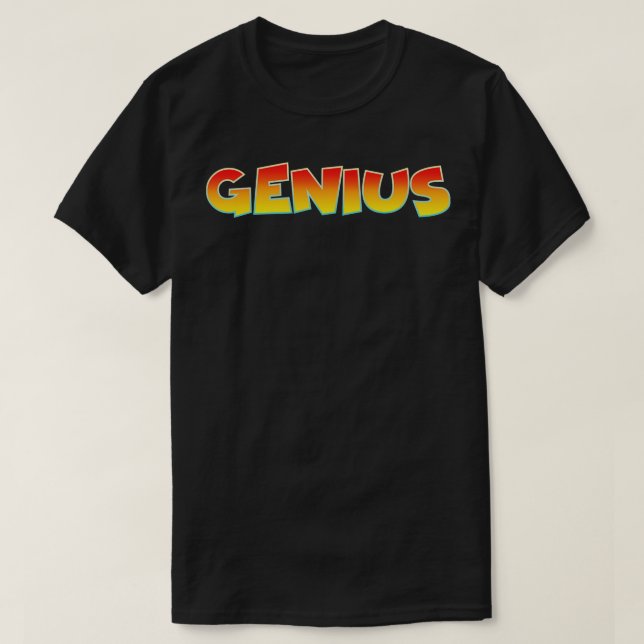 Camiseta Genius (Diseño del anverso)