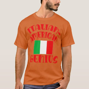 Camiseta Genius americano italiano Funny ITALIANO