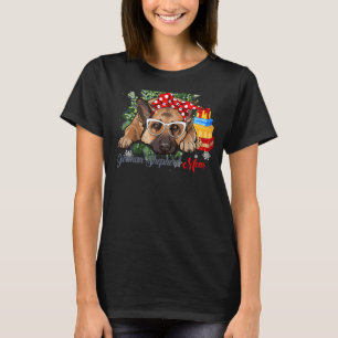 Camiseta Genius de vacaciones de invierno Mamá Pastor alemá
