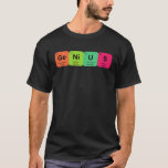 Camiseta Genius Ge Ni U S Periódico Table Elements Science<br><div class="desc">Genius Ge Ni U S Peridic Table Elements Science Nerd.</div>