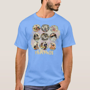 Camiseta Genji Monogatari UkiyoE Circle Grid
