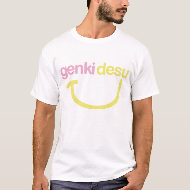 Camiseta Genki Desu (Anverso)