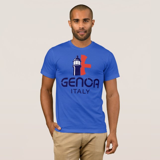 Camiseta Genoa Italy Europe (Anverso completo)