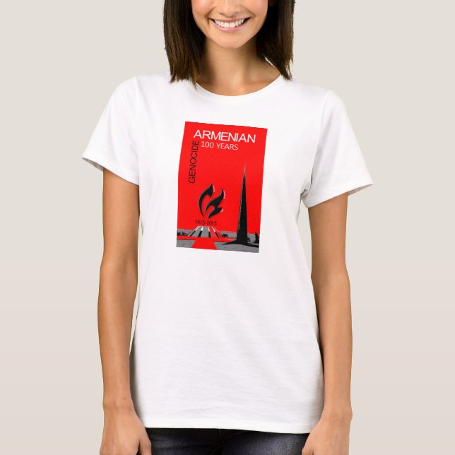Camiseta Genocidio armenio - 100 años (Anverso)