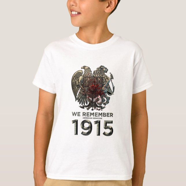 Camiseta GENOCIDIO ARMENIO (24 de abril de 1915) (Anverso)